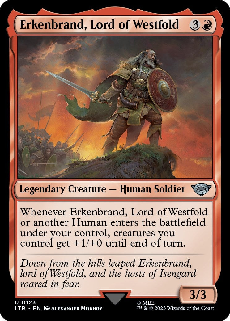 Erkenbrand, Lord of Westfold (123) (Universes Beyond: The Lord of the Rings: Tales of Middle-earth)