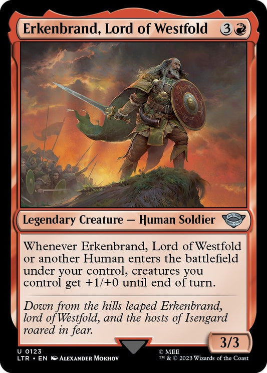 Erkenbrand, Lord of Westfold (123) (Universes Beyond: The Lord of the Rings: Tales of Middle-earth)