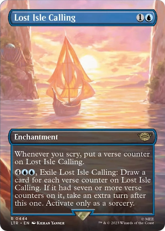 Lost Isle Calling (Borderless) (444) (Universes Beyond: The Lord of the Rings: Tales of Middle-earth)