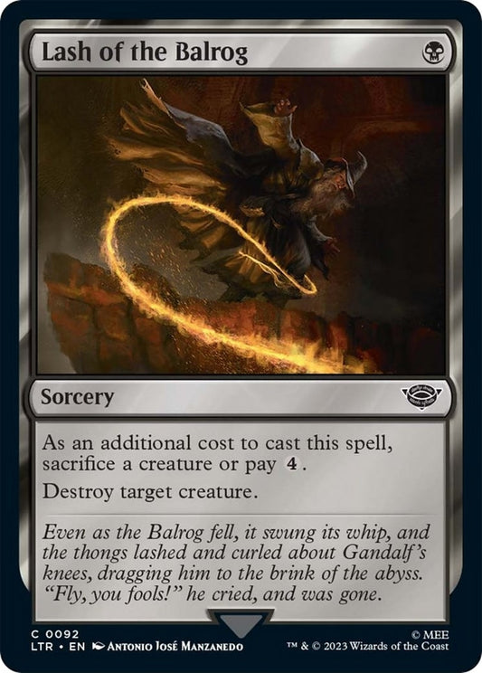 Lash of the Balrog (92) (Universes Beyond: The Lord of the Rings: Tales of Middle-earth)