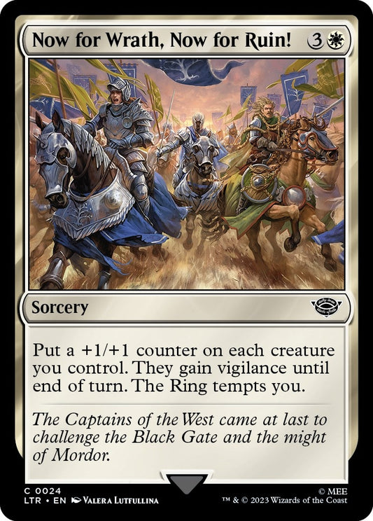 Now for Wrath, Now for Ruin! (24) (Universes Beyond: The Lord of the Rings: Tales of Middle-earth)