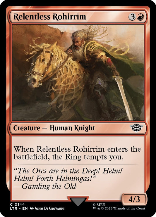 Relentless Rohirrim (144) (Universes Beyond: The Lord of the Rings: Tales of Middle-earth)