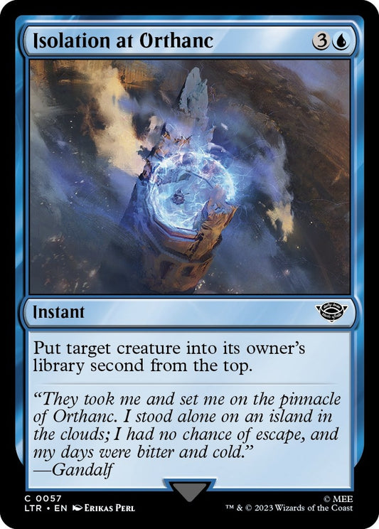 Isolation at Orthanc (57) (Universes Beyond: The Lord of the Rings: Tales of Middle-earth)
