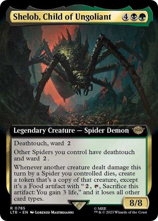 Shelob, Child of Ungoliant (Extended Art) (Surge Foil) (785) (Universes Beyond: The Lord of the Rings: Tales of Middle-earth)