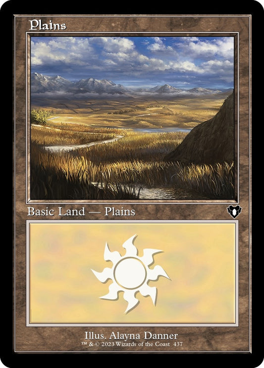 Plains (437) (Retro Frame) (437) (Commander Masters)