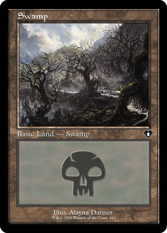 Swamp (443) (Retro Frame) (443) (Commander Masters)