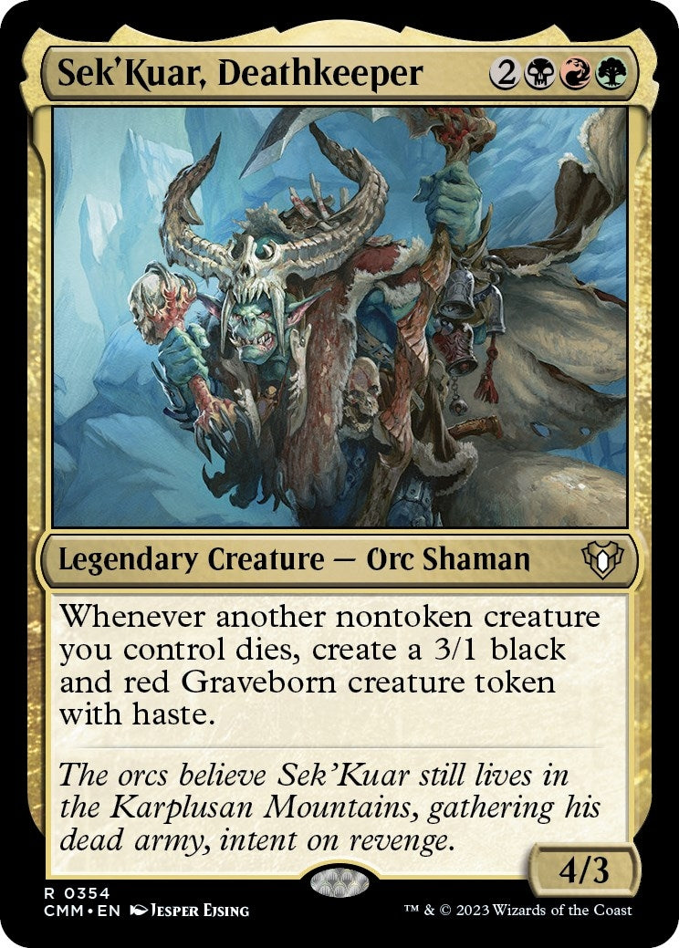 Sek'Kuar, Deathkeeper (354) (Commander Masters)