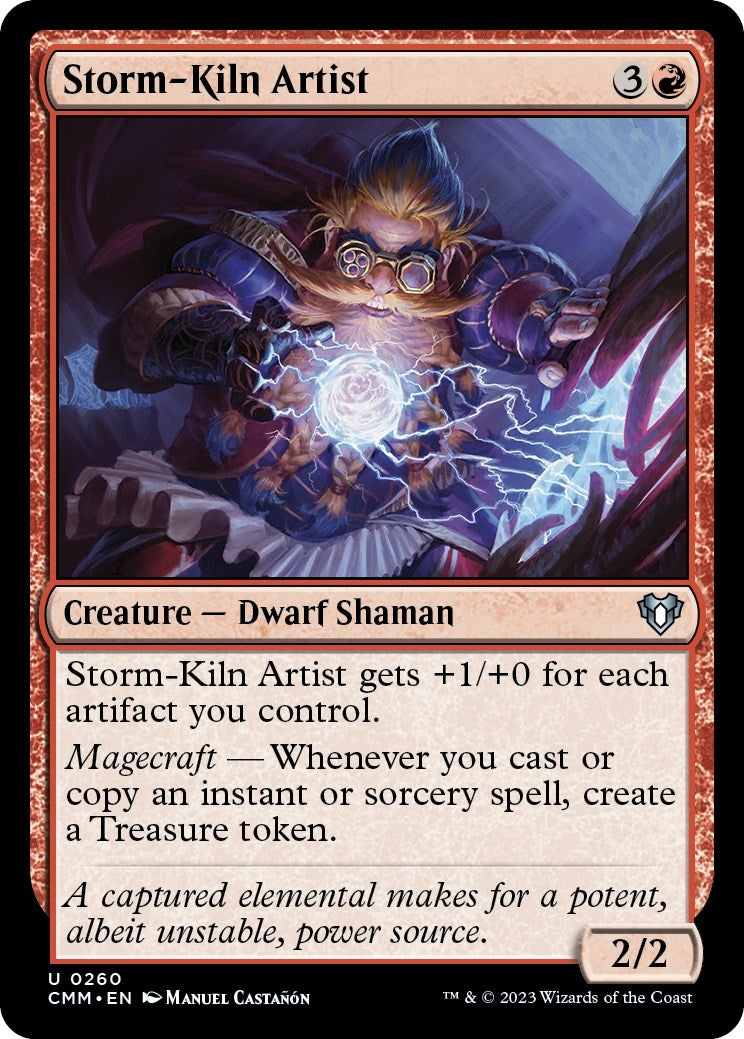 Storm-Kiln Artist (260) (Commander Masters)