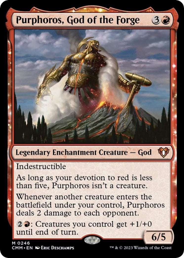 Purphoros, God of the Forge (246) (Commander Masters)