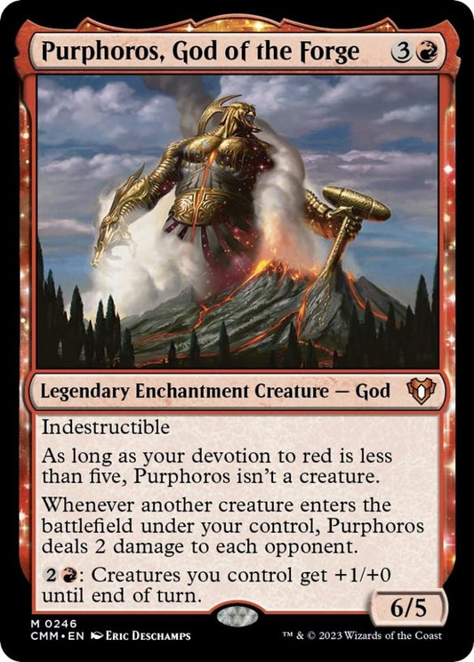 Purphoros, God of the Forge (246) (Commander Masters)