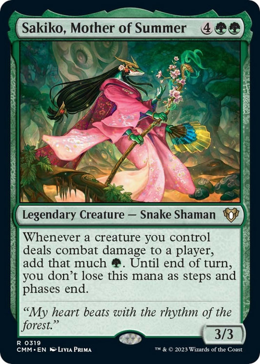 Sakiko, Mother of Summer (319) (Commander Masters)