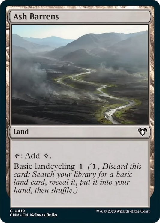 Ash Barrens (419) (Commander Masters)