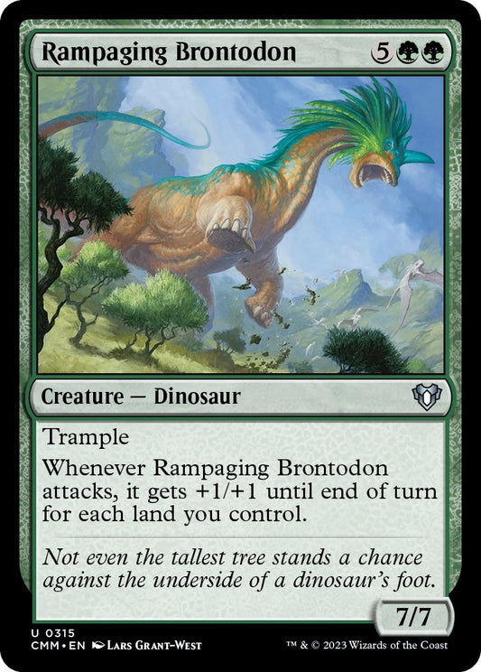 Rampaging Brontodon (315) (Commander Masters)