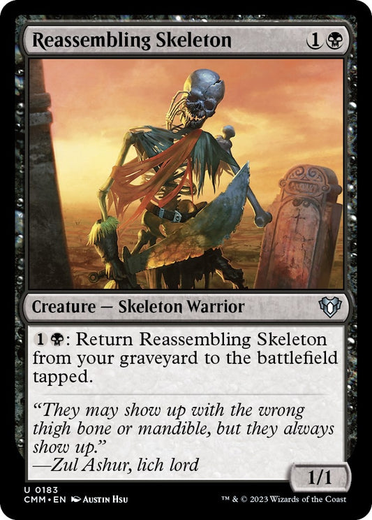 Reassembling Skeleton (183) (Commander Masters)