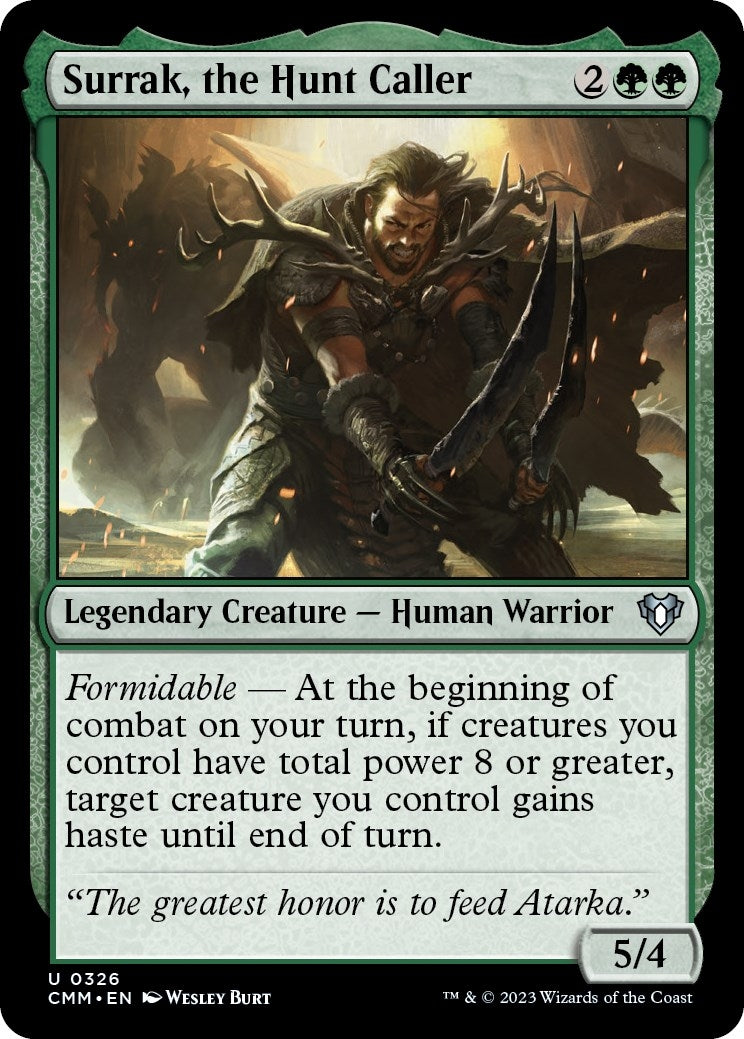 Surrak, the Hunt Caller (326) (Commander Masters)