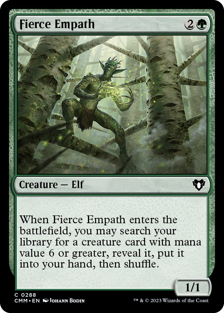 Fierce Empath (288) (Commander Masters)