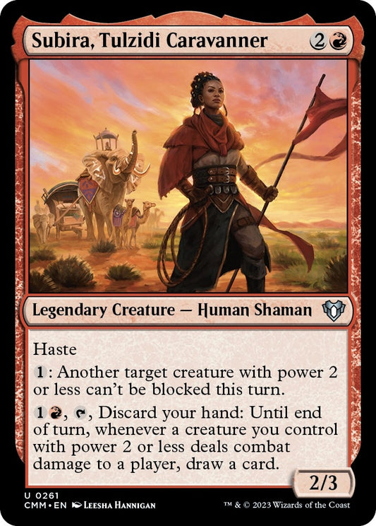 Subira, Tulzidi Caravanner (261) (Commander Masters)