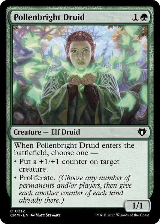 Pollenbright Druid (312) (Commander Masters)