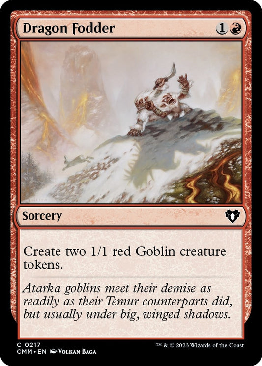 Dragon Fodder (217) (Commander Masters)