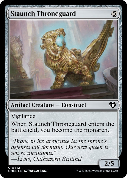 Staunch Throneguard (412) (Commander Masters)