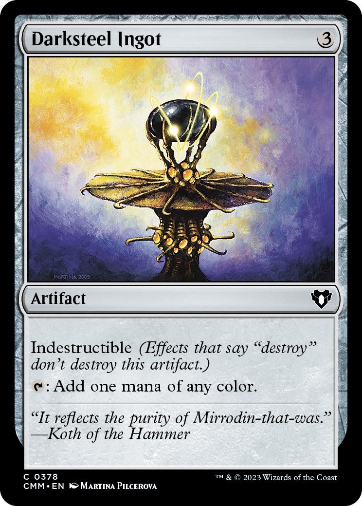 Darksteel Ingot (378) (Commander Masters)