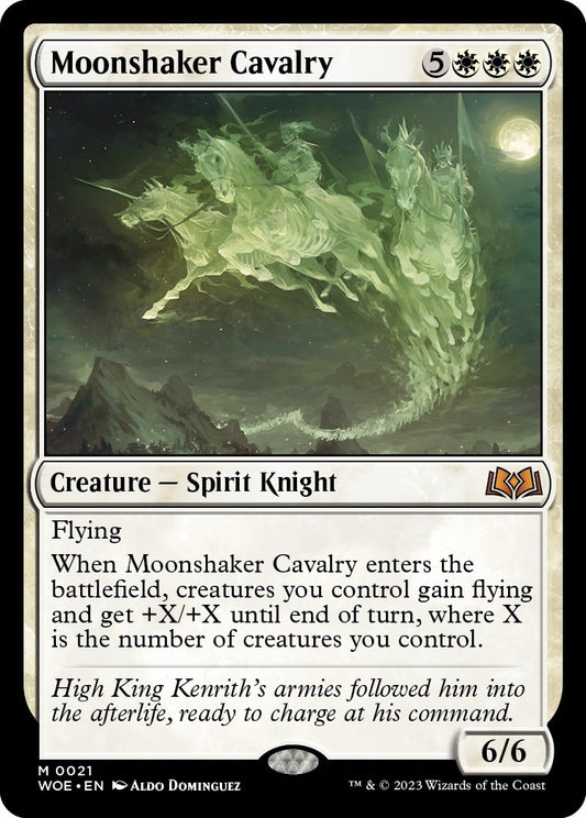Moonshaker Cavalry (21) (Wilds of Eldraine)