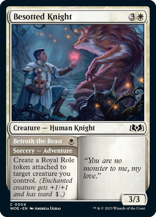 Besotted Knight (4) (Wilds of Eldraine)