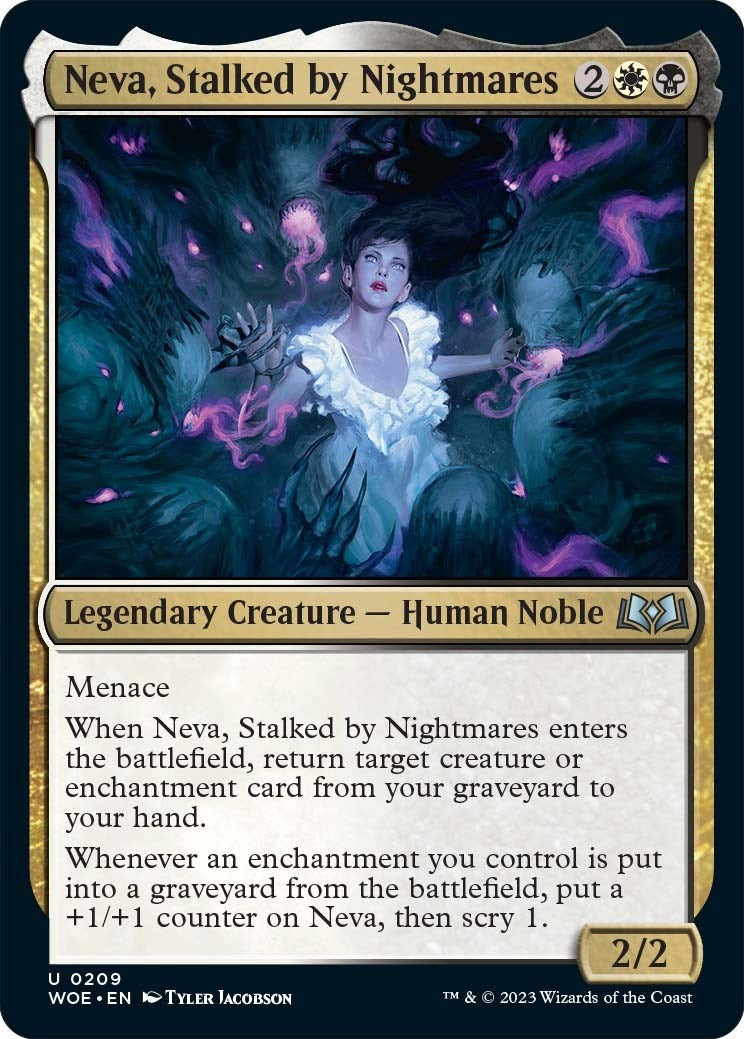 Neva, Stalked by Nightmares (209) (Wilds of Eldraine)