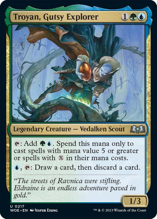 Troyan, Gutsy Explorer (217) (Wilds of Eldraine)