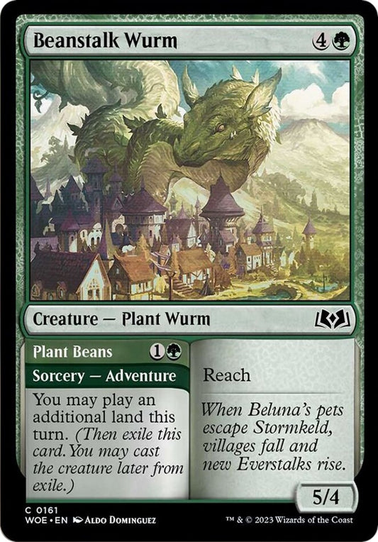 Beanstalk Wurm (161) (Wilds of Eldraine)