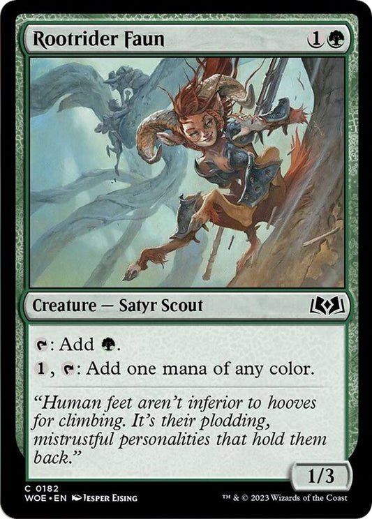 Rootrider Faun (182) (Wilds of Eldraine)