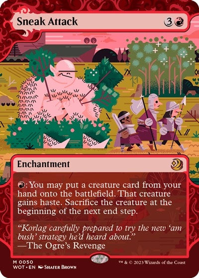 Sneak Attack (50) (Wilds of Eldraine: Enchanting Tales)