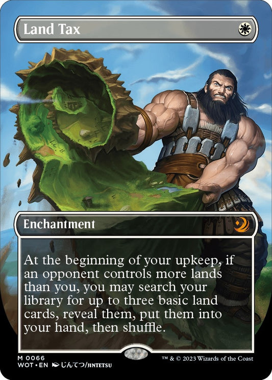 Land Tax (Anime Borderless) (66) (Wilds of Eldraine: Enchanting Tales)