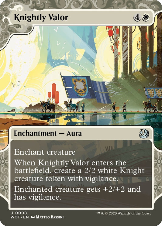 Knightly Valor (8) (Wilds of Eldraine: Enchanting Tales)