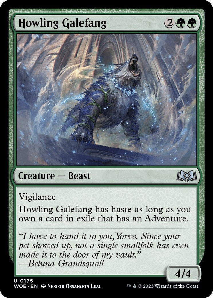 Howling Galefang (175) (Wilds of Eldraine)