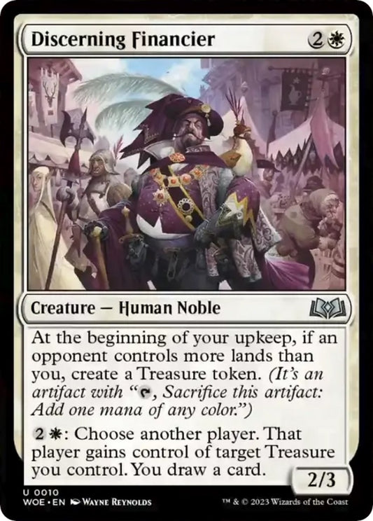 Discerning Financier (10) (Wilds of Eldraine)