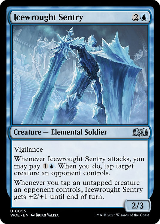 Icewrought Sentry (55) (Wilds of Eldraine)