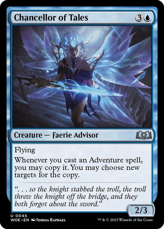 Chancellor of Tales (45) (Wilds of Eldraine)