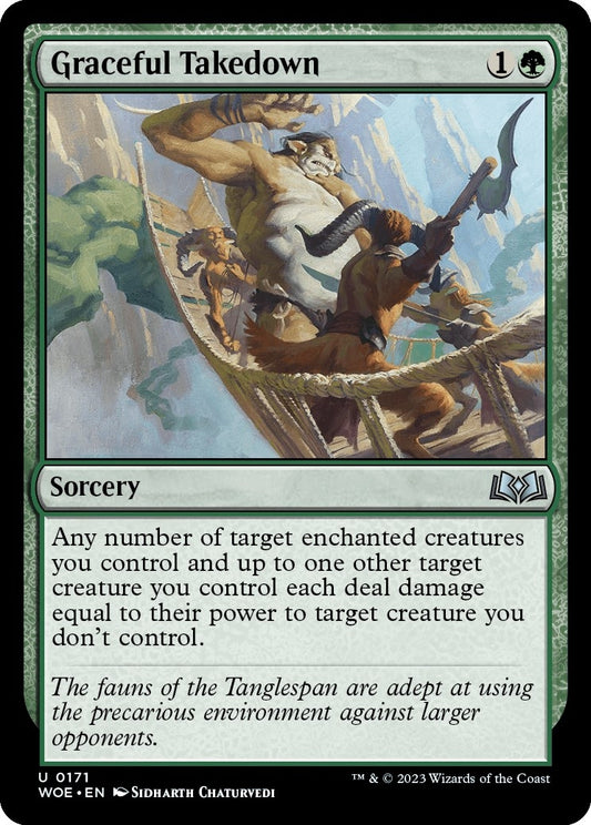 Graceful Takedown (171) (Wilds of Eldraine)