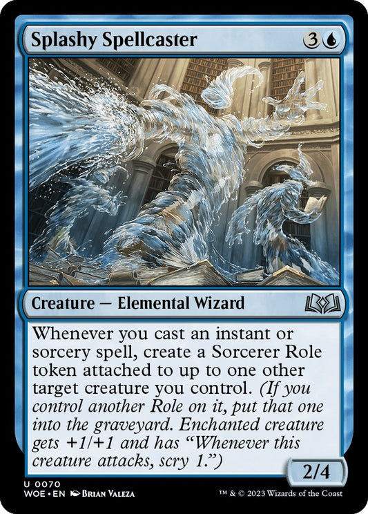 Splashy Spellcaster (70) (Wilds of Eldraine)