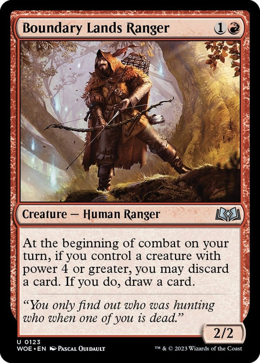 Boundary Lands Ranger (123) (Wilds of Eldraine)