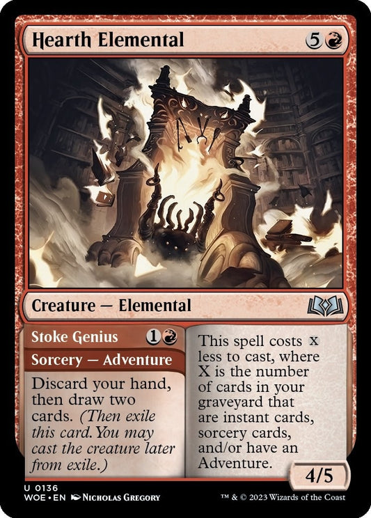 Hearth Elemental (136) (Wilds of Eldraine)
