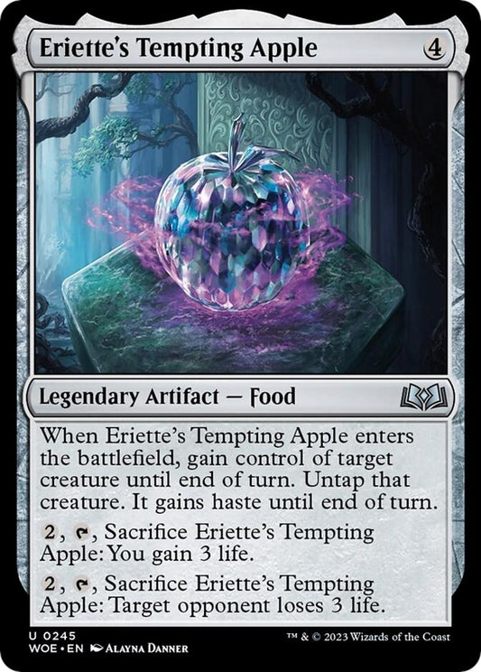 Eriette's Tempting Apple (245) (Wilds of Eldraine)