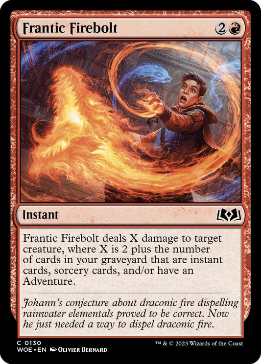Frantic Firebolt (130) (Wilds of Eldraine)