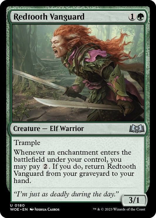 Redtooth Vanguard (180) (Wilds of Eldraine)