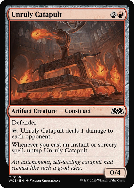 Unruly Catapult (156) (Wilds of Eldraine)