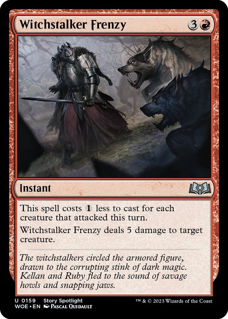 Witchstalker Frenzy (159) (Wilds of Eldraine)