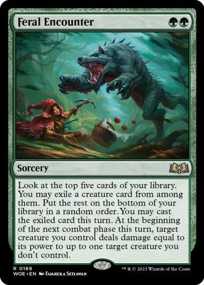Feral Encounter (169) (Wilds of Eldraine)