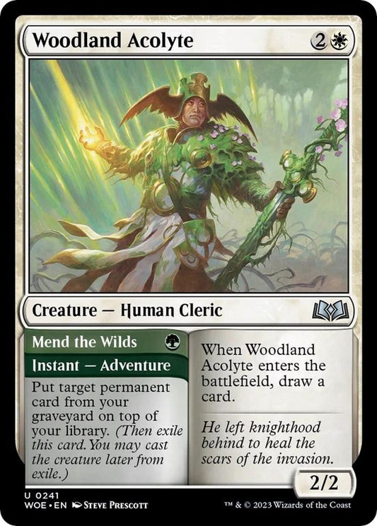 Woodland Acolyte (241) (Wilds of Eldraine)