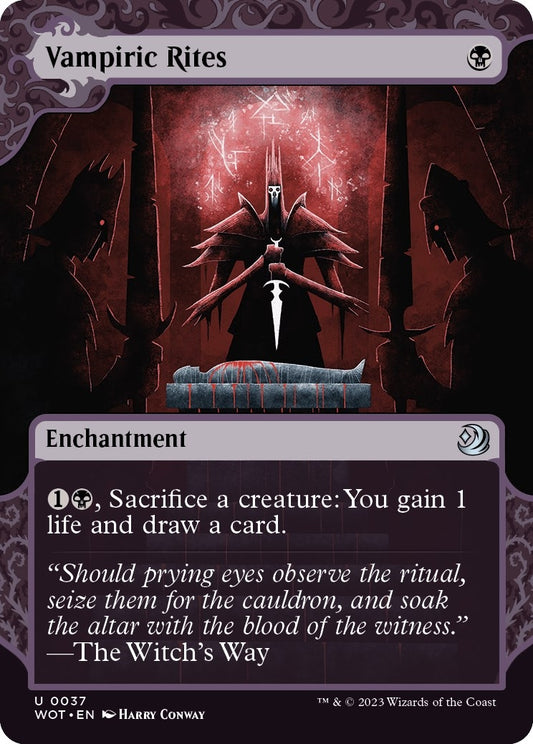 Vampiric Rites (37) (Wilds of Eldraine: Enchanting Tales)